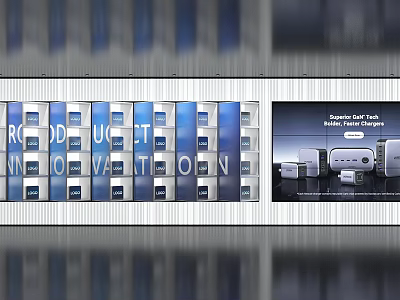 Exhibition Hall Exhibition Display Wall Display Cabinet Display Rack Product Display Multimedia Interactive Exhibition Items 3d model