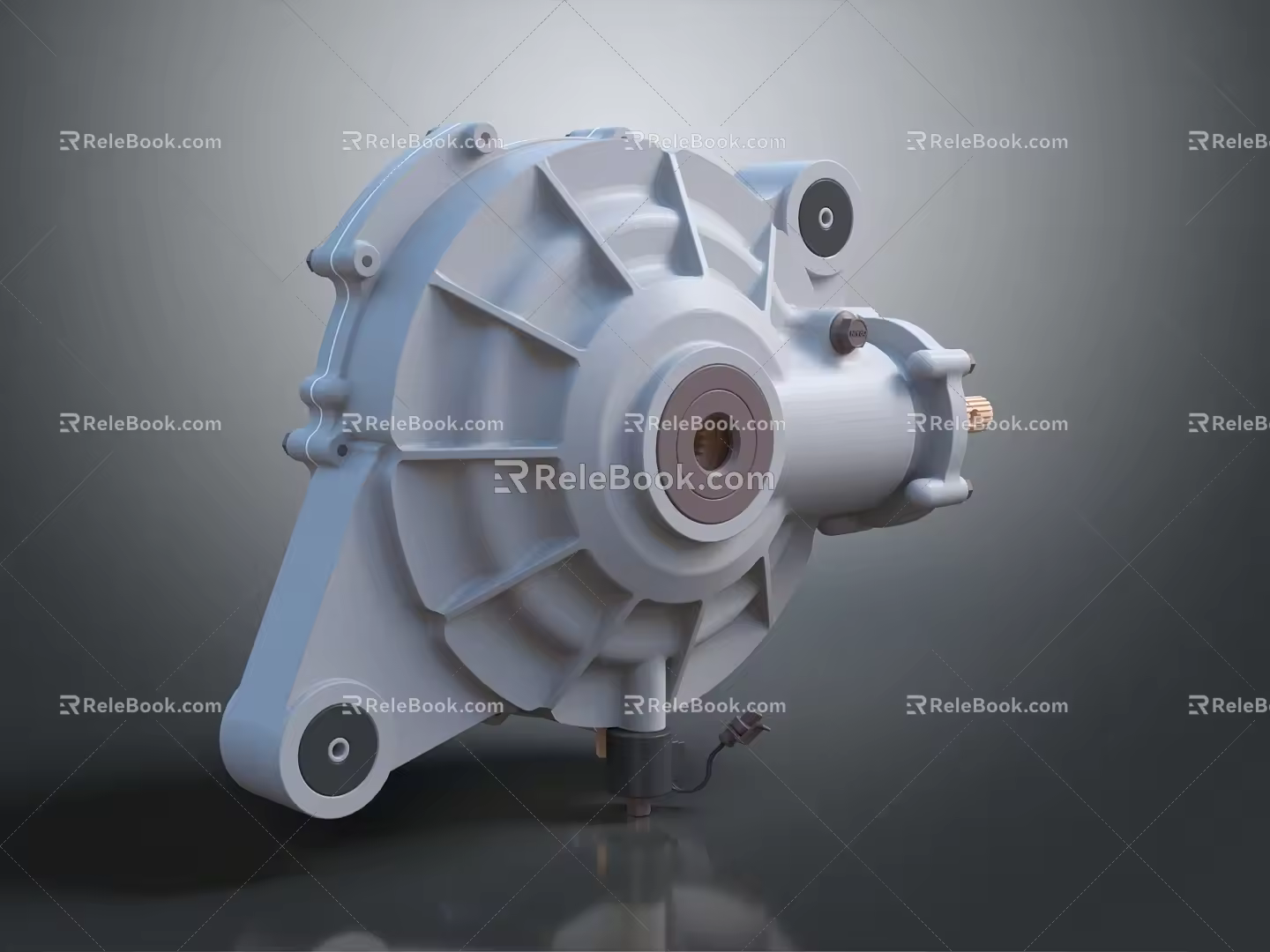 Modern universal coupling universal joint 3d model