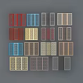 Decorative Room Dividers With Various Colorful Laser Cut Patterns And Designs For Interior