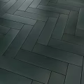 Dark Long Strip Floor Components With Interlocking Pattern And Matte Surface