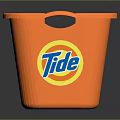 Plastic Bucket Dirty Clothes Basket Tide Bucket Large Trash Bin Bucket Pot Container Next Generation Items 3d model