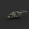 Camouflage Military Helicopter Weapon for Army Combat Operations and Defense Equipment