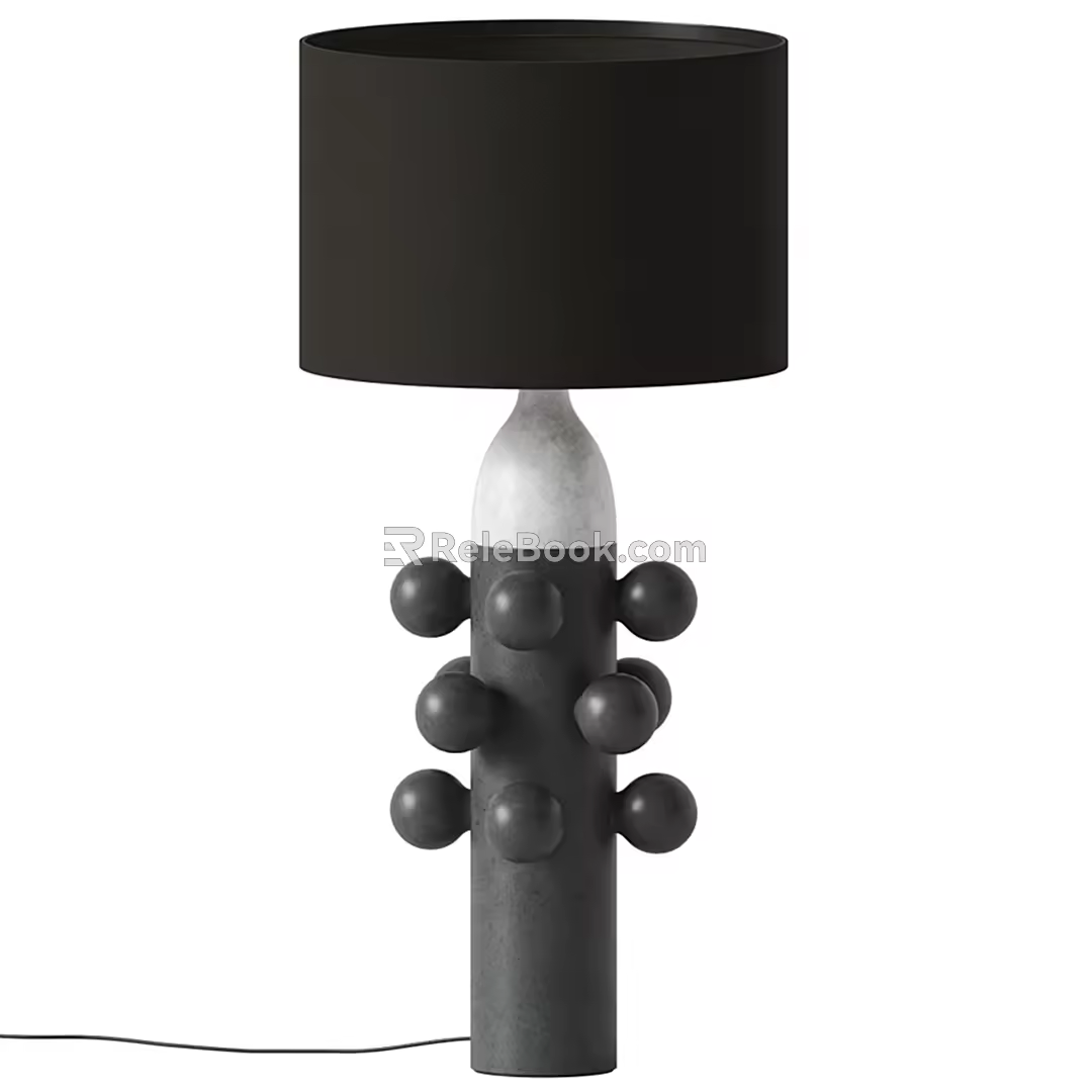 Modern table lamp 3d model