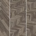 Wooden Flooring With Different Patterns Straight Lay Herringbone And Dark Color Interior Design
