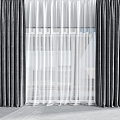 Modern Curtains 3d model