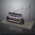 Vintage Nestles Milk Tram Model With Overhead Wires And Track