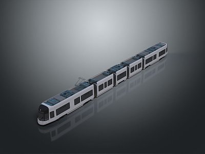 Train Light Rail Metro High Speed Rail EMU Train High Speed Train High Speed Train High Speed Locomotive EMU 3d model