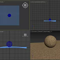 3D Rendered Spherical Component with Rough Surface Texture and Rock Details