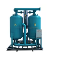 Industrial Twin Tank Air Drying Equipment With A B Vessels And Piping Structure