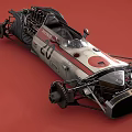 Vintage Racing Car With Number 20 Bridgestone Logo And Red Stripes
