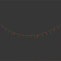 Decorative String of Small Bells for Home Decoration and Festive Hanging Use