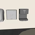 Modern Essential Bathroom Accessories Including Hand Dryer Soap Dispenser and Towel Dispenser for Stylish Restrooms