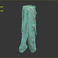 Light Colored Cargo Pants With Multiple Pockets And Loose Fit Style