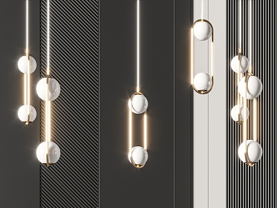 Modern chandelier 3d model