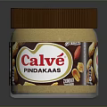 Calvé Pindakaas Peanut Butter Jar Made From Premium Peanut Plants With Creamy Texture