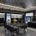 ZB Smart Spray Clean Kitchen Appliances Showroom With Modern Display And Cabinets