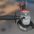 Heavy Duty Angle Grinder Power Tool With Ergonomic Handle And Cutting Disc