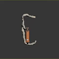 Professional Hardware Tools Featuring Orange Cylindrical Parts And Silver Curved Metal Components