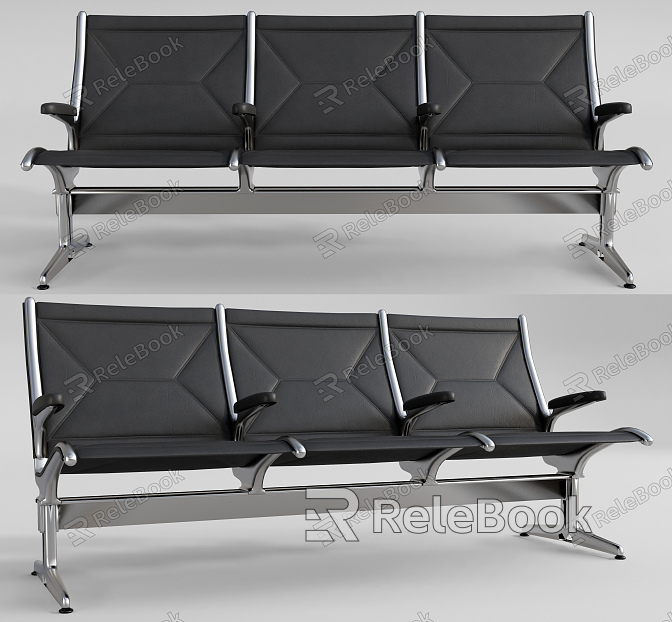 Modern Rack Chair Hospital Bench Bench Leisure Chair model