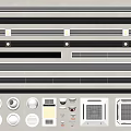 Various Air Conditioner Vent Designs For Home Interior With Striped Round And Grille Styles