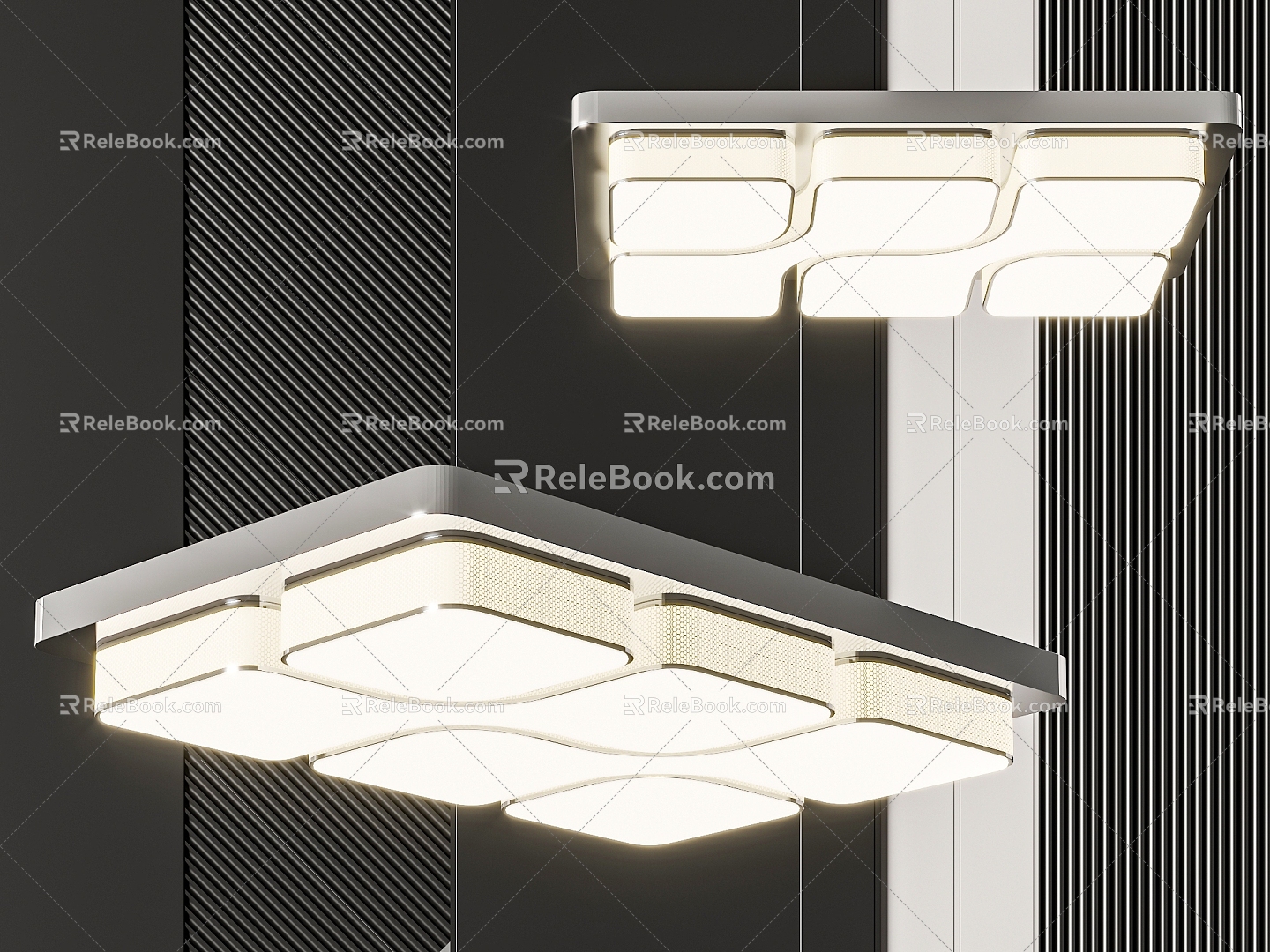 modern ceiling lamp 3d model