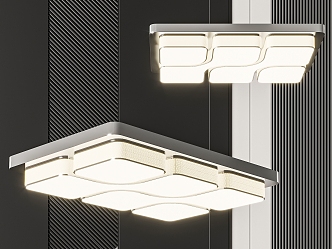 modern ceiling lamp 3d model