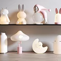 Cartoon Table Lamp Combination Table Lamp Children's Room Table Lamp Children's Table Lamp Combination 3d model