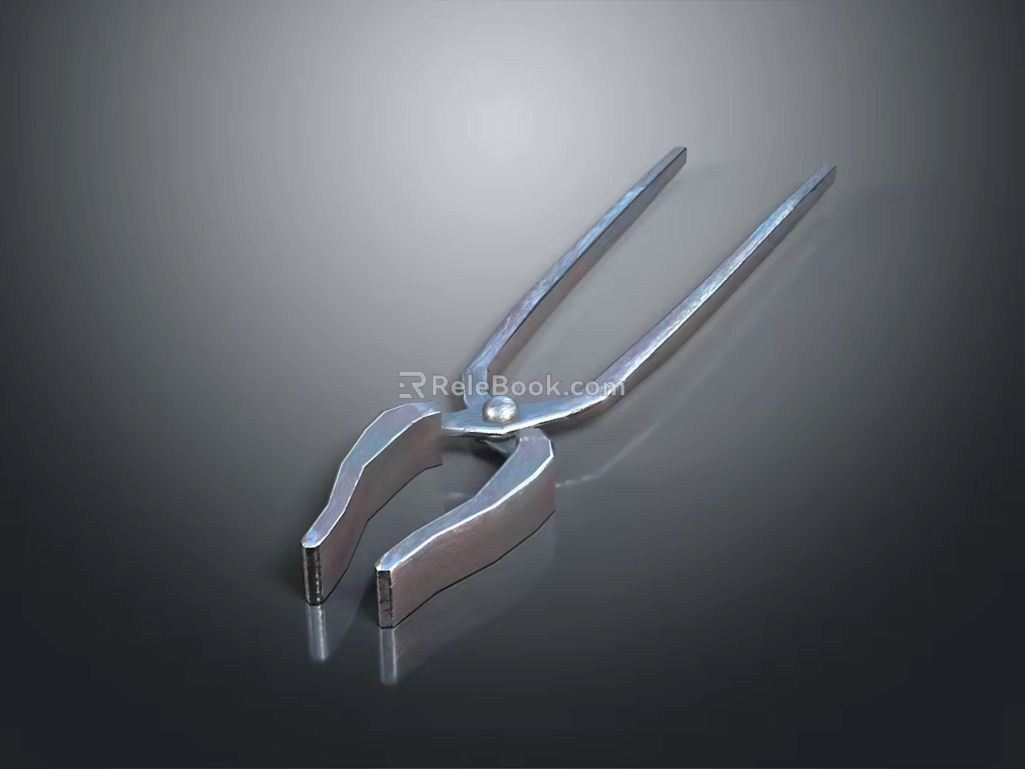 Pipe pliers vise bench vise wrench tool hardware tool processing tool furniture 3d model
