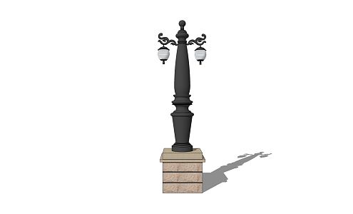 Jane European Landscape Lights Landscape Lights Pillar Street Lights Garden Lights Floor Lights Lawn Lights High Pole Lights Outdoor Lamps 3d model