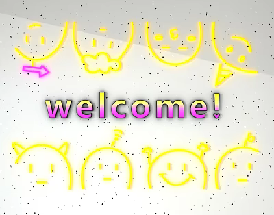 Modern Neon Light Neon Strip Luminous Wall Decorations 3d model