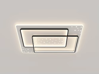 Modern Light Luxury Ceiling Lamp 3d model