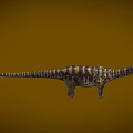 Mamen Creek Dinosaur Herbivorous Dinosaur Emei Dinosaur Cretaceous Jurassic Long Neck Dragon Low Face Number Low Model Simple Model Game Movie and TV Level Super Realistic 3d model