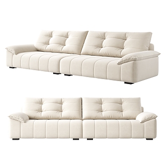 Double sofa 3d model