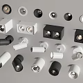 Modern Downlights And Spotlights With Various Styles Black White For Home Interior