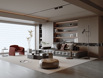 Italian Living Room 3d model