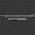 Industrial Metal Tubular Equipment With Connecting Pipes And Curved Components