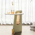 Simple design sense coffee table 3d model