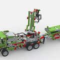 Lego construction car building block car 3d model