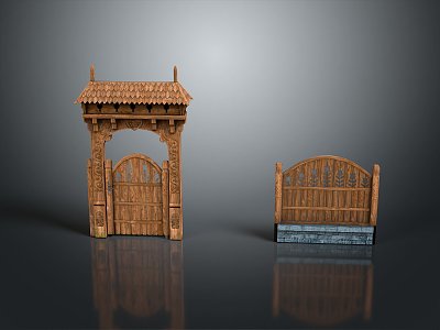 Ancient Building Door Ancient Building Door Chinese Style Door Antique Door Classical Door Chinese Style Door Chinese Style Entrance Traditional Door 3d model