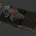 Modern Gray Game Console With Ergonomic Wireless Controller And Sleek Design