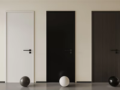 Bedroom door 3d model