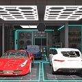 4S Auto Service Store With Modern Exterior Displayed Cars And Service Experience