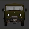 Vintage Green Bus With Roof Rack And Classic Retro Exterior Design