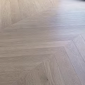 Light Colored Natural Oak Wooden Flooring With Modern Texture For Interior Spaces
