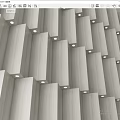 Modern background wall modeling wall 3d model