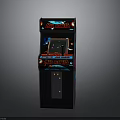 Classic Street Fighter Arcade Machine With Colorful Artwork And Game Screen