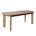 La Redoute new Chinese solid wood dining table 3d model