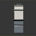 Detailed Multi Storey Building Model With Shop Front And Balconies In European Style
