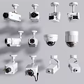 Various Projection Surveillance Cameras with Dome Bullet and PTZ Designs