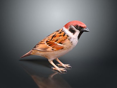 bird game animal cartoon animal realistic animal 3d model